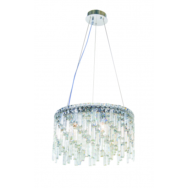 6073R/8A CHROME+CLEAR (1) Люстра NW 6073R/8A CHROME+CLEAR (1) Люстра NW