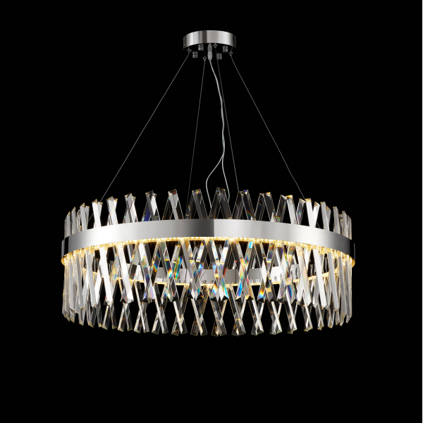 Y96-ф800*H280 CHROME (1) Люстра (NW)