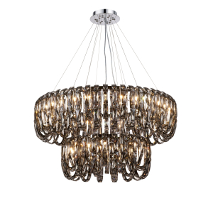 NW087-ф1000+600*H450(1200)SM CHROME (1) Люстра NW