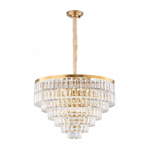 2752P/16A PLATING BRASS+CLEAR (1) Люстра NW