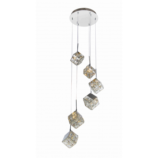 6009R/6A CHROME+CLEAR (1) Люстра NW 6009R/6A CHROME+CLEAR (1) Люстра NW