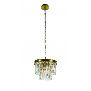 2718P/3A PLATING BRASS+CLEAR (1) Люстра NW
