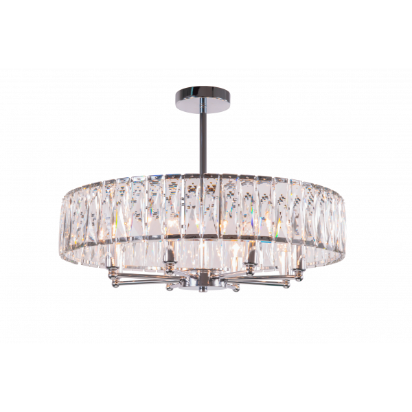 2432R/8A CHR+CL (1) Люстра NW