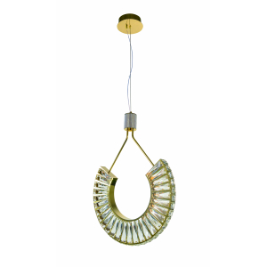 6019E/25W GOLD+CLEAR (1) Люстра NW