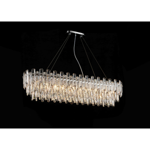 NW076-L1200*W300*H290 OVAL CHROME (1) Люстра (в 2-х коробках) NW