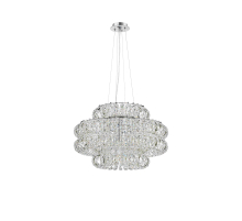 E91-ф600*H380 CHROME (1) Люстра (в 2-х коробках) NW