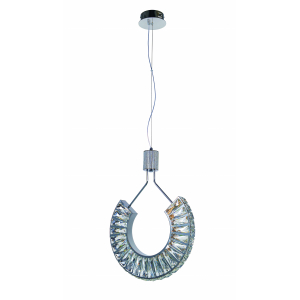 6019R/20W CHROME+CLEAR (1) Люстра NW