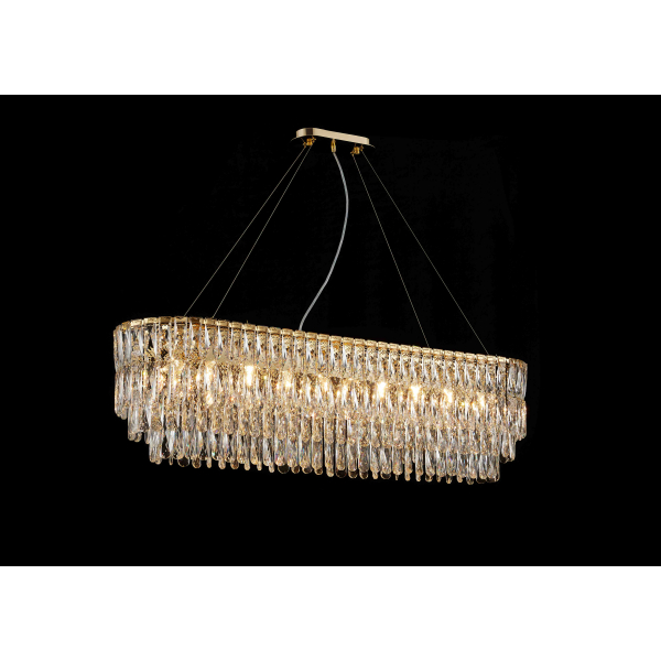 NW075-L1200*W300*H340 H GOLD OVAL (1) Люстра (в 2-х коробках) NW