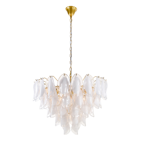 90911/D800 PT BRS (1) Люстра (в 3-х коробках) NW