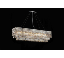 NW075-L1200*W300*H340 RECTANGLE CHROME (1) Люстра (в 2-х коробках) NW