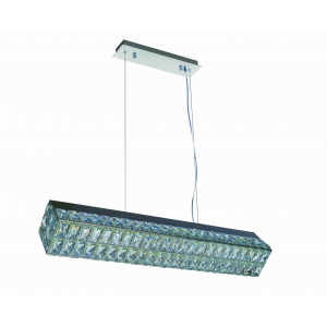 2809R/33W CHROME+CLEAR (1) Люстра NW