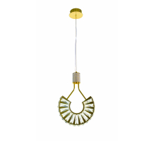 6019E/10W GOLD+CLEAR (1) Люстра NW