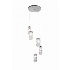 5076-5CR CHROME+CLEAR (1) Люстра NW #
