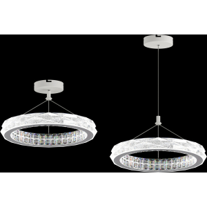 1001-500P WH+CR (1) Люстра RL