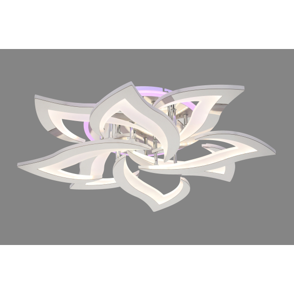 3016/4+4 CR+RGB (1) Люстра MN (RL)