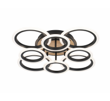 3308/4+4 BLACK+WOOD (1) Люстра RL