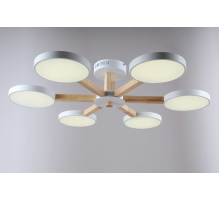 18026STD/6 WHITE+WOOD+WHITE (1) Люстра NW