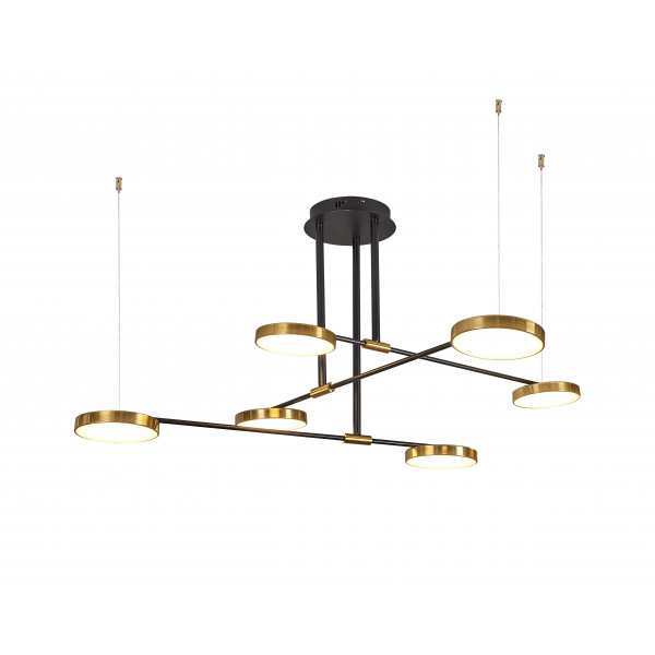 8028DW/6 BRASS+BLACK (1) Люстра (NW) 8028DW/6 BRASS+BLACK (1) Люстра (NW)