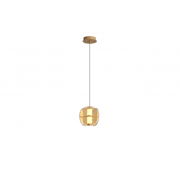 P24007-1A(AR) GD+AMBER (1) Подвесной светильник NW