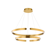 3003-DWS-60+80 BRASS (1) Люстра NW