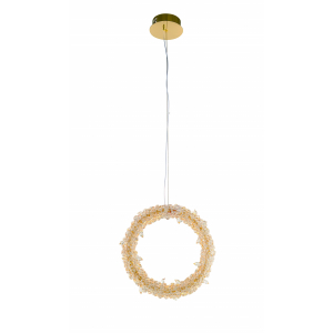 2876E/30W GOLD+CLEAR (1) Люстра NW #