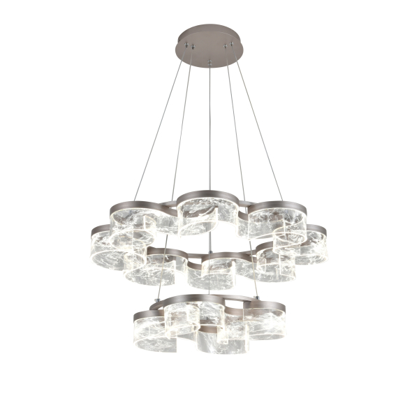 3450/8+4 BRUSHED GREY (1) Люстра (RL)