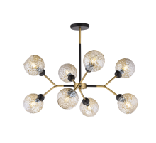 40268MD/8 MBK+AB (1) Люстра (NW)