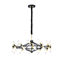 81918/24 BLACK+IMITATED GOLD (1) Люстра NW