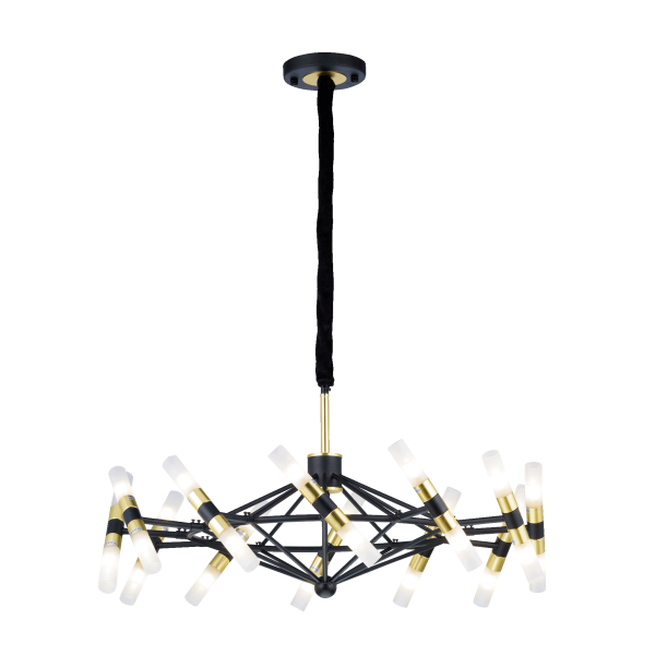 81918/24 BLACK+IMITATED GOLD (1) Люстра NW