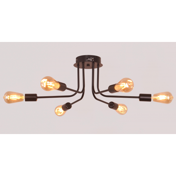 PD-LED-LINE4-R001-E27*6 BK (1) Люстра NW PD-LED-LINE4-R001-E27*6 BK (1) Люстра NW