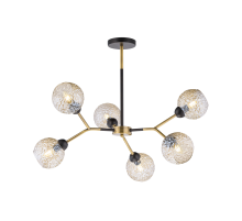 40268MD/6 MBK+AB (1) Люстра (NW)