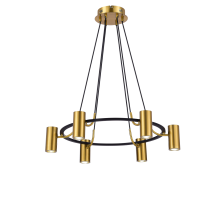 D2126-DWS-6 BLACK+BRASS (1) Светильник (NW)