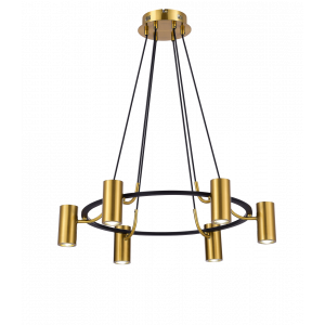 D2126-DWS-6 BLACK+BRASS (1) Светильник (NW)