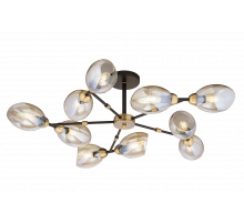 40262MD/10 MBK+AB (1) Люстра (NW)