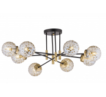 40217MD/8 MBK+AB (1) Люстра (NW)