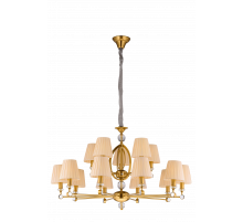 8901/10+5LT BRASS (1) Люстра (NW)