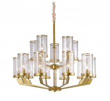 1989A/10+5 BRS CP (1) Люстра  NW