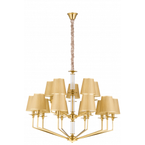 8669/10+5LT BRASS (1) Люстра NW
