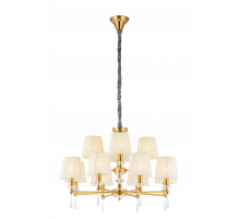 8902/8+4LT BRASS (1) Люстра (NW)