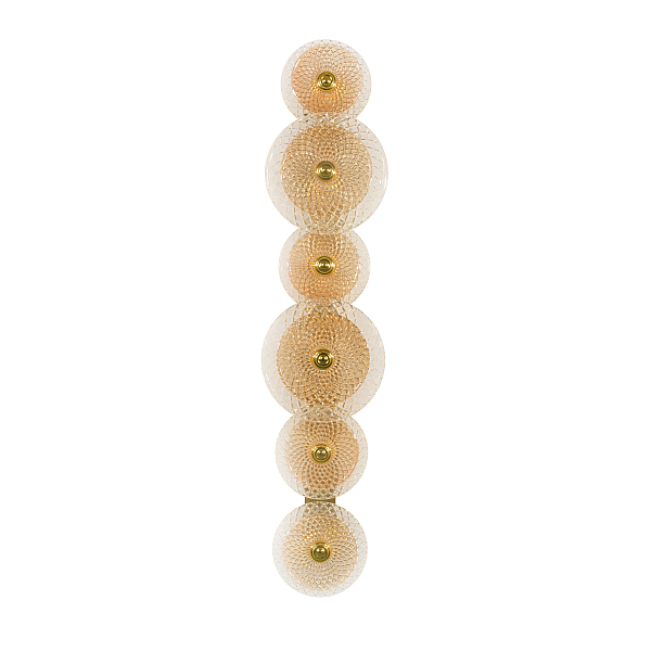W5856P/6 GOLD+CLEAR+AMBER (1) Настенный светильник  NW