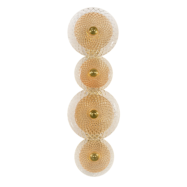 W5856P/4 GOLD+CLEAR+AMBER (1) Настенный светильник  NW
