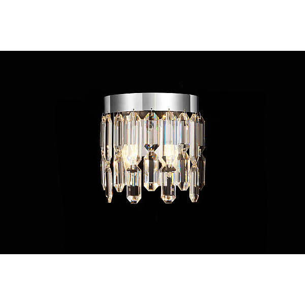 F6-ф220*H220 CHROME (1) Настенный светильник (NW)