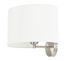 6049AWL SATIN NICKEL+WHITE (1/12) Настенный светильник NW