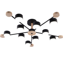 GX3751-10 BK+WOOD (1) Люстра RL
