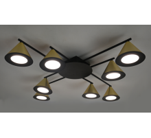 PRD-C 0075B-8 BK+GD (1) Люстра RL