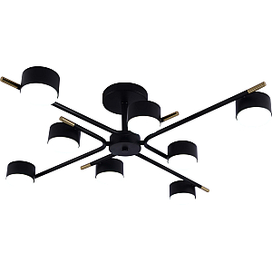 GX3749-8 BK+COPPER (1) Люстра RL