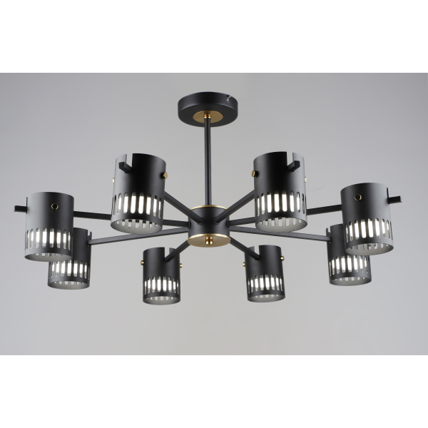 6674/8 BK+COP (1) Люстра (RL) #