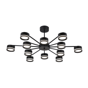 9490/6+6 BLACK (1) Люстра (RL)