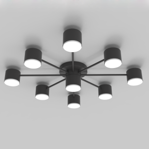 CL-BLACK DOT-R001-GX53*9 BK (1) Люстра NW #