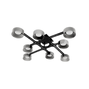 CL-UFO-S001-GX53*8 BK (1) Люстра NW